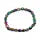Skull Rainbow Hematite Bracelet | Memento Mori | 6x8mm Wrist Mala
