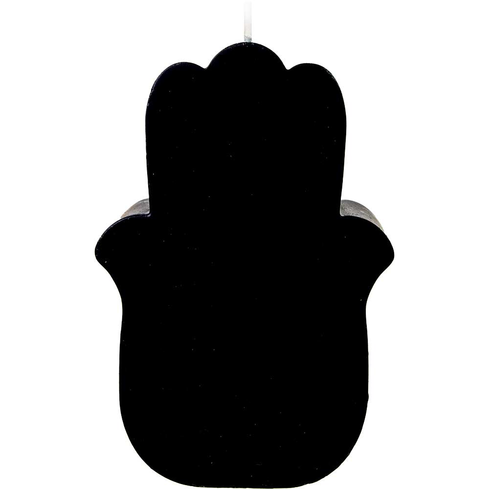 Hamsa Hand Intention Candle | Black & Gold Fatima Hand Candle