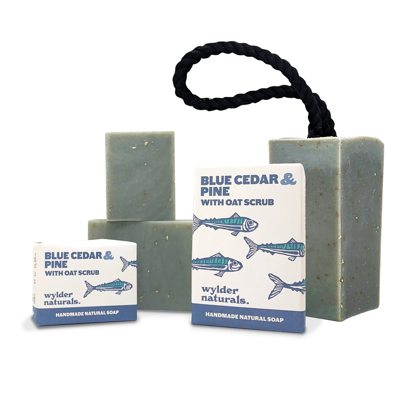 Blue Cedar & Pine with Oats Soap Bar