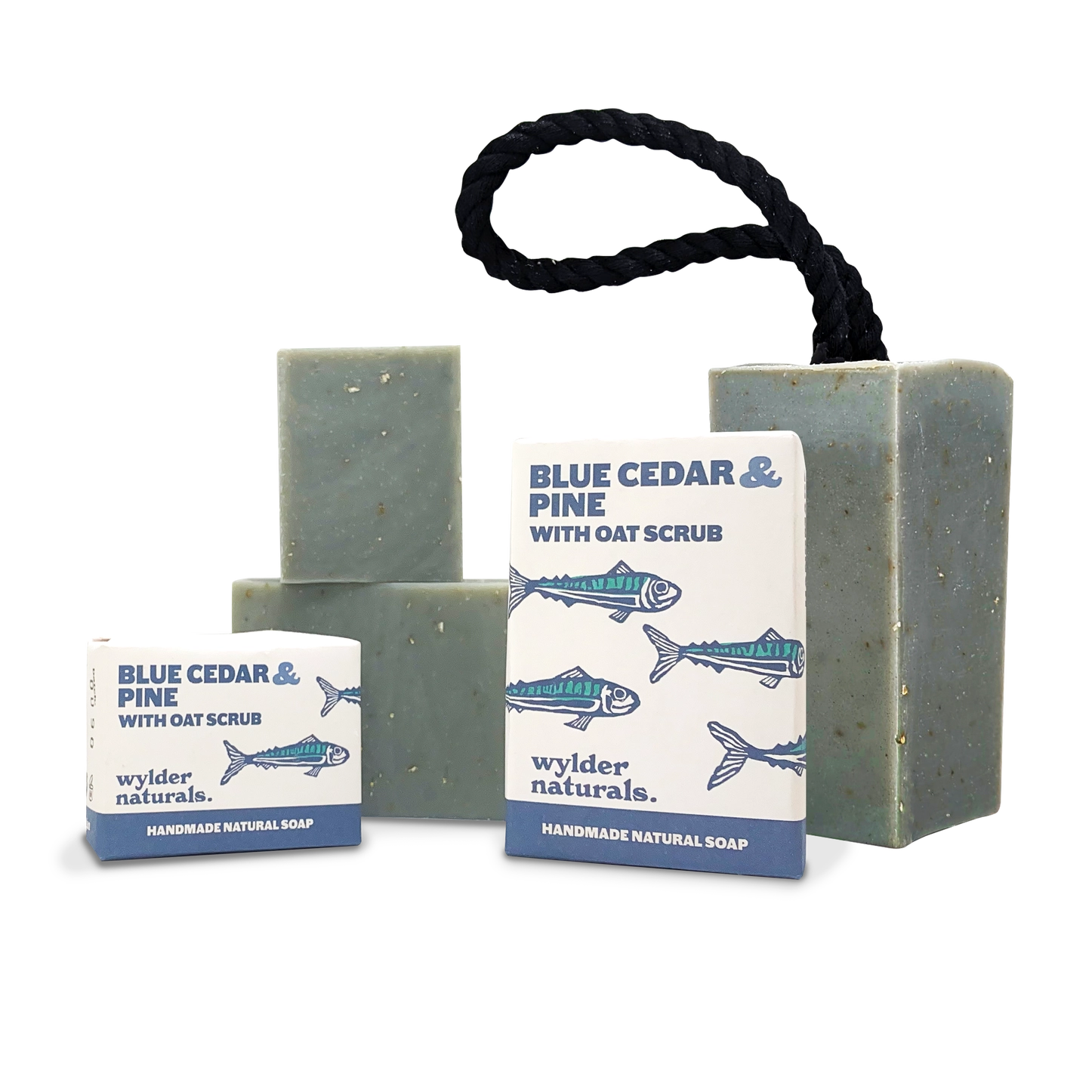 Blue Cedar & Pine with Oats Soap Bar