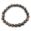 Red Tiger's Eye Stretchy Beaded Bracelet