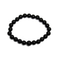 Black Tourmaline Beaded Bracelet 4mm - Small Wrist