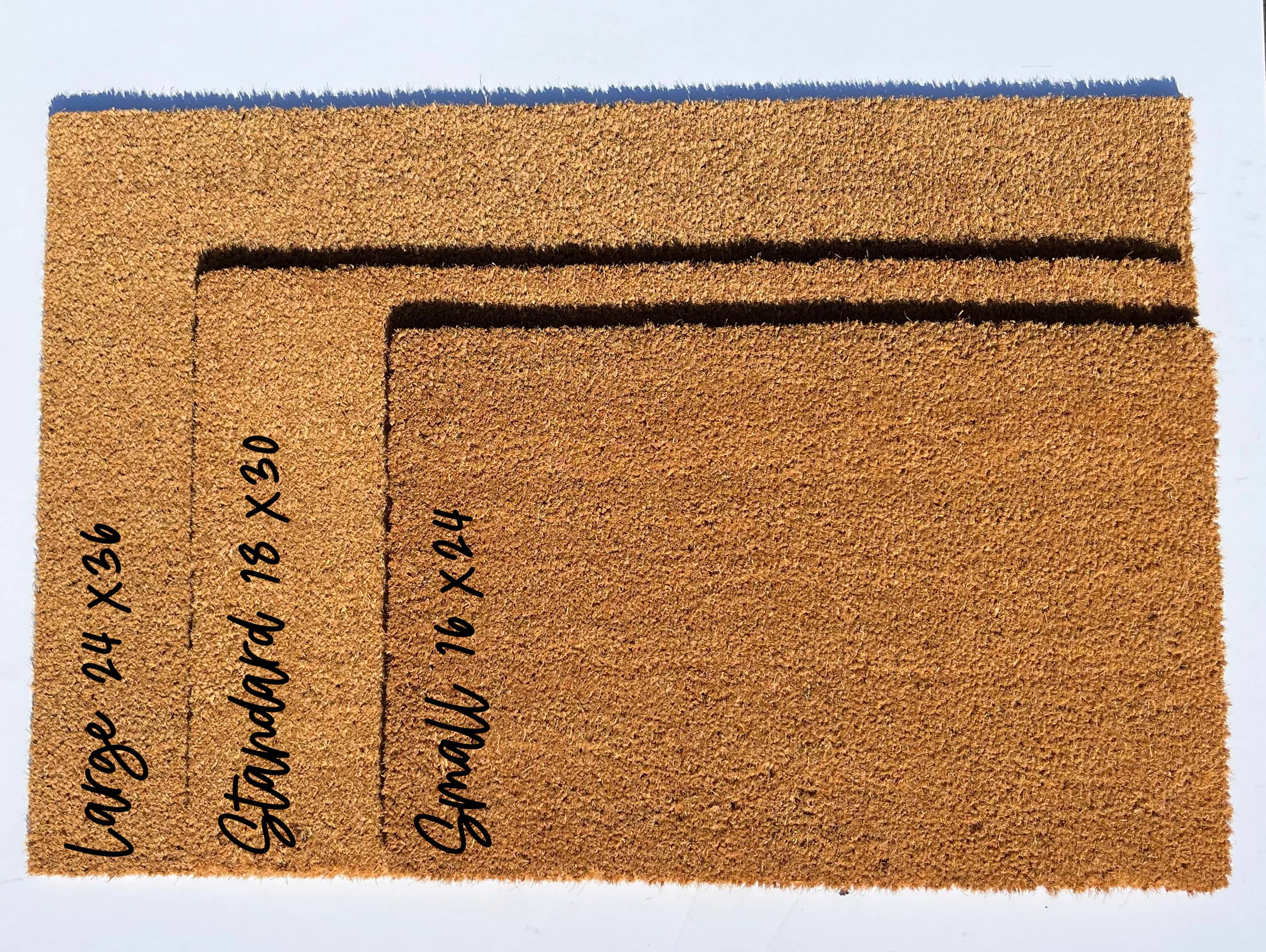 Bumblebee Coir Doormat – Hand-Painted Natural Coconut Coir