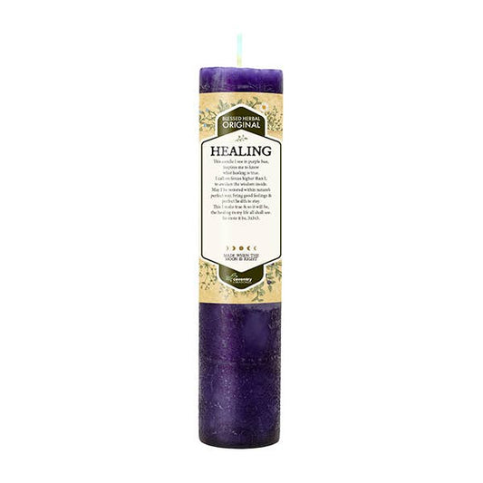 Blessed Herbal Candle Heart