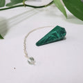 Authentic Malachite Crystal Pendulum