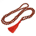 Red Jasper Knotted 108 Bead Mala Prayer Beads