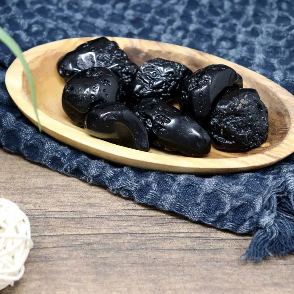 Tektite Tumbled Stone - Meteorite Glass from Space