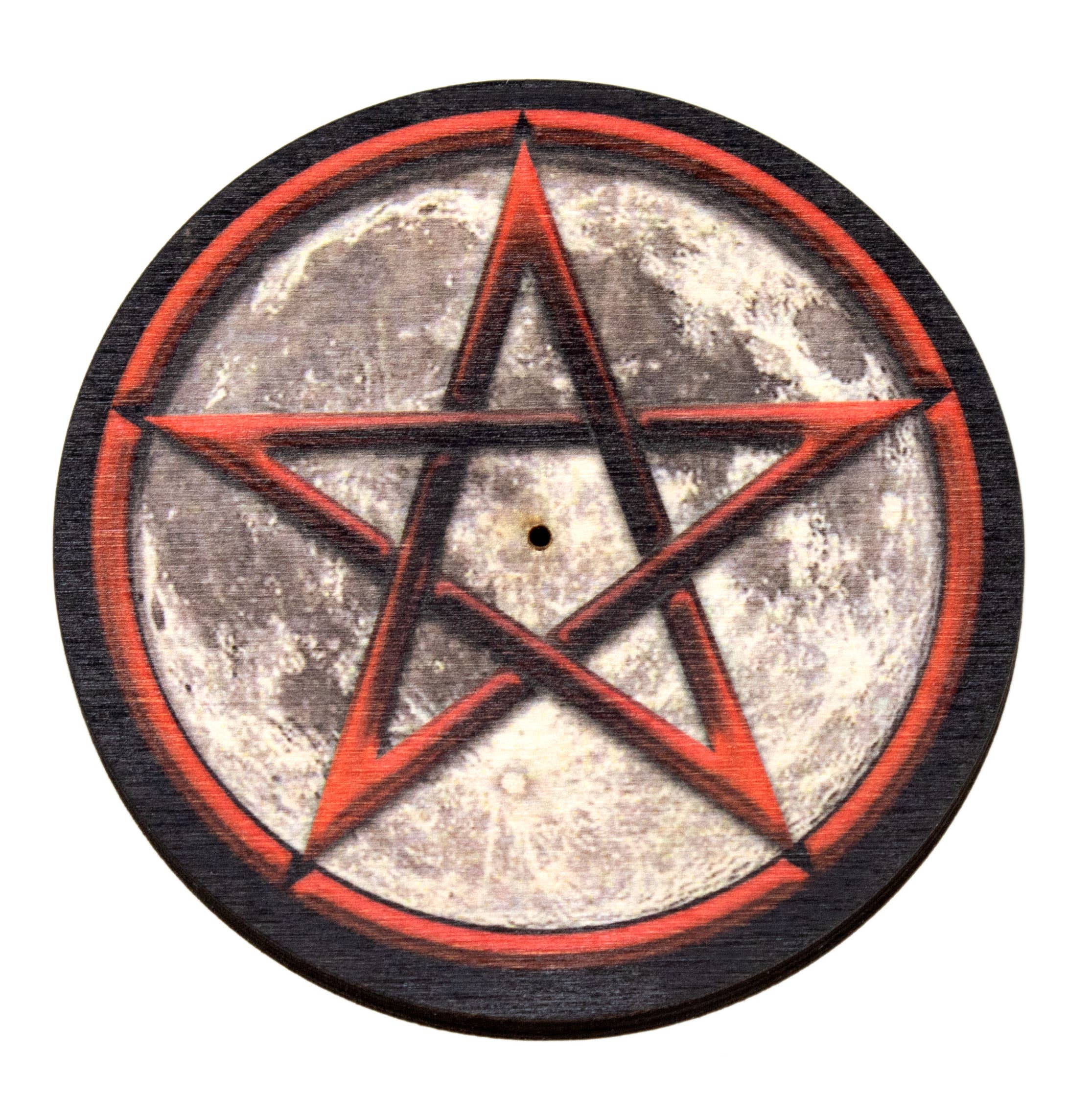 Pentagram Moon Full Color Stick Incense Burner