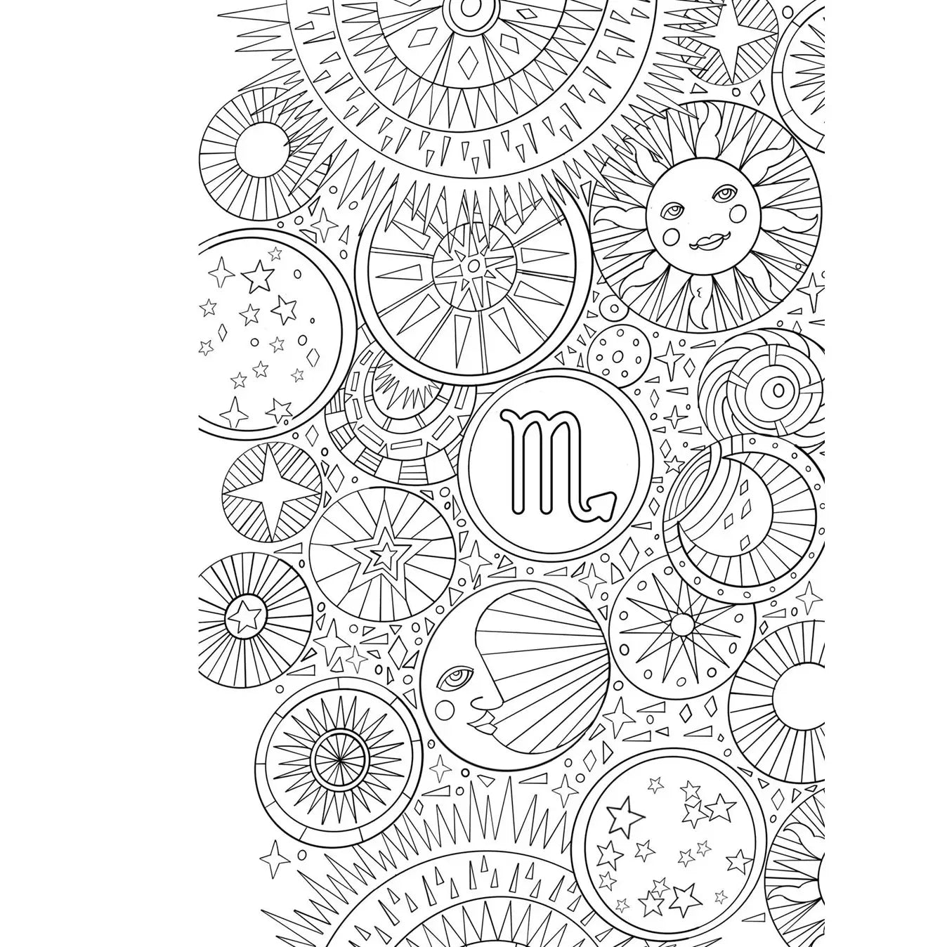 Coloring Book Scorpio
