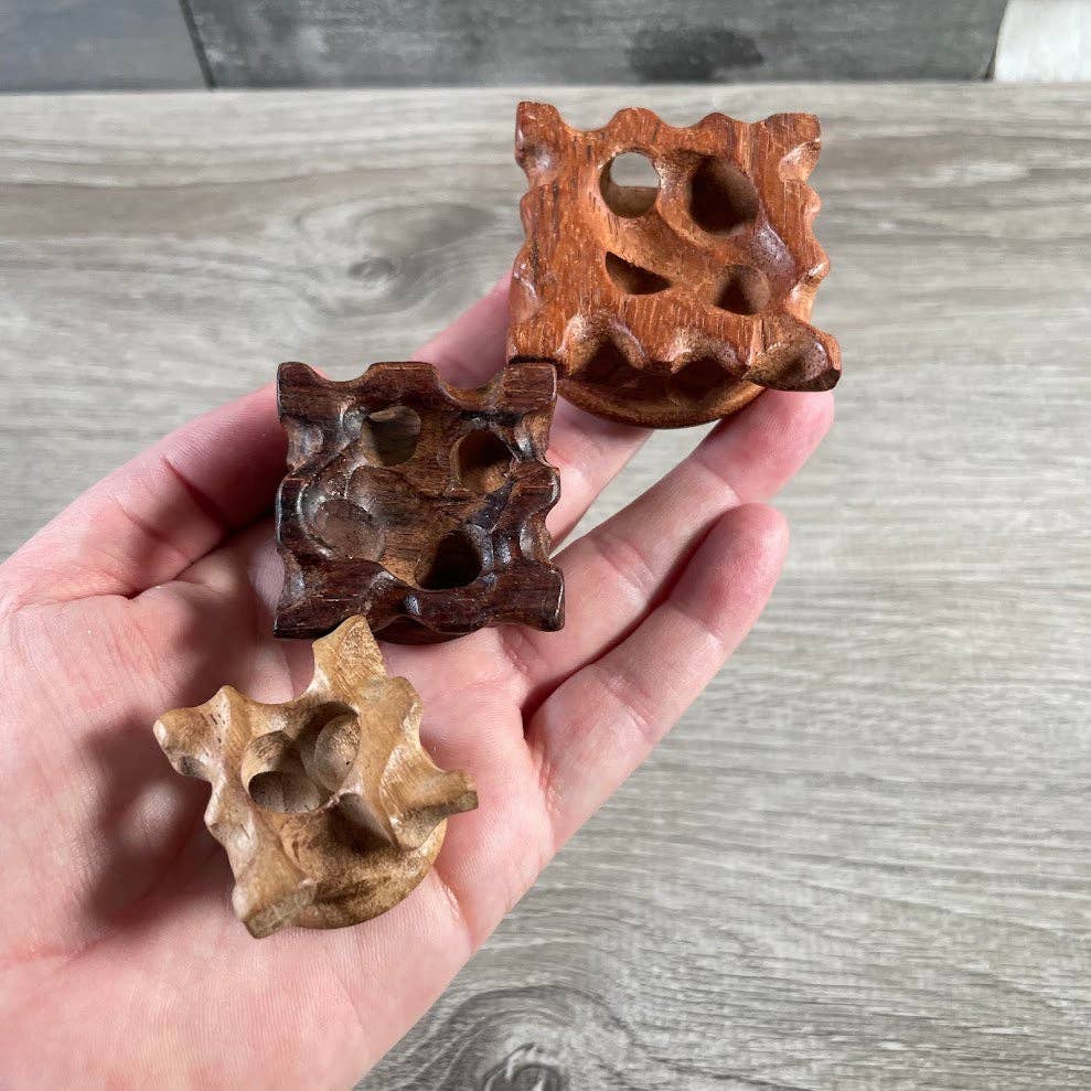 Wood Sphere Stands for Crystal Balls & Gemstone Spheres | 3 Sizes