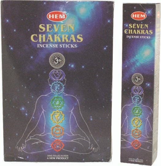 HEM - Seven Chakras Incense Pack