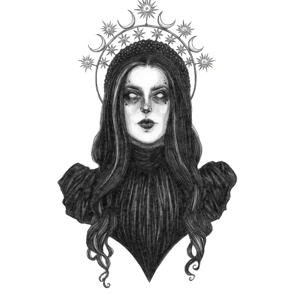 Nyx Fine Art Print | Greek Goddess of the Night | Signed Archival Print