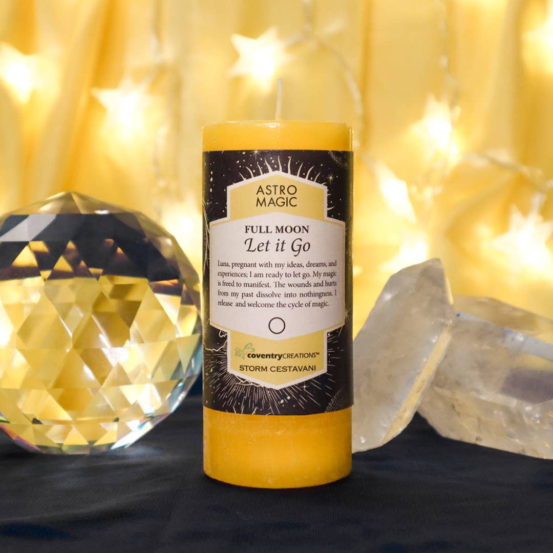 Astro Magic Full Moon - Let it Go Candle