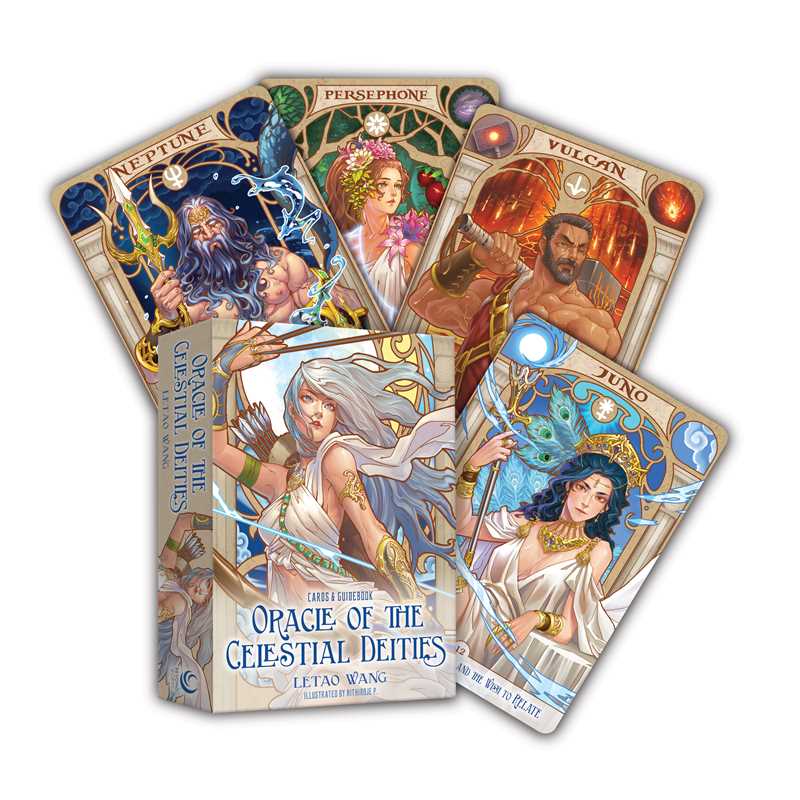 Oracle of the Celestial Deities by Letao Wang - 20 Card Astrology & Mythology Deck