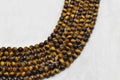 Tiger Eye Beads 8mm | Natural Gemstone Beads for Jewelry Making