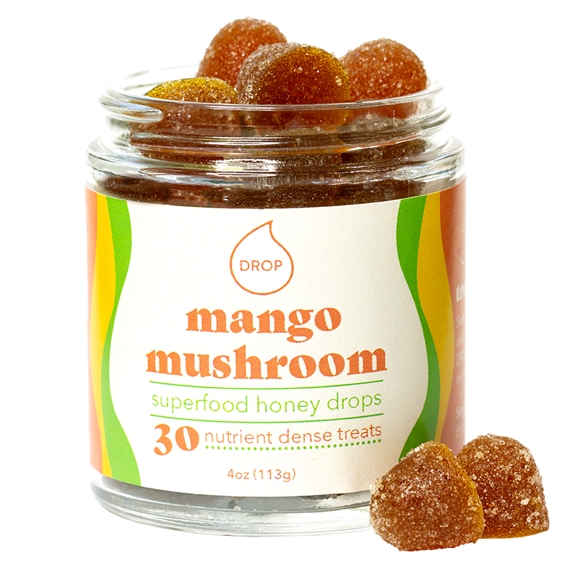 Mango Mushroom | Mushroom Honey Gummy | Immune & Pain Relief