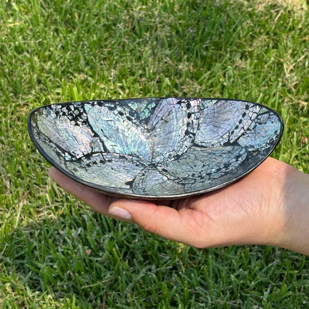 Abalone Shell Bowl - Natural Iridescent Smudge Bowl