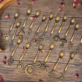 Witchy Ritual Charm Spoons – Herb & Incense Scoop | Pendant | Moondust and Raven