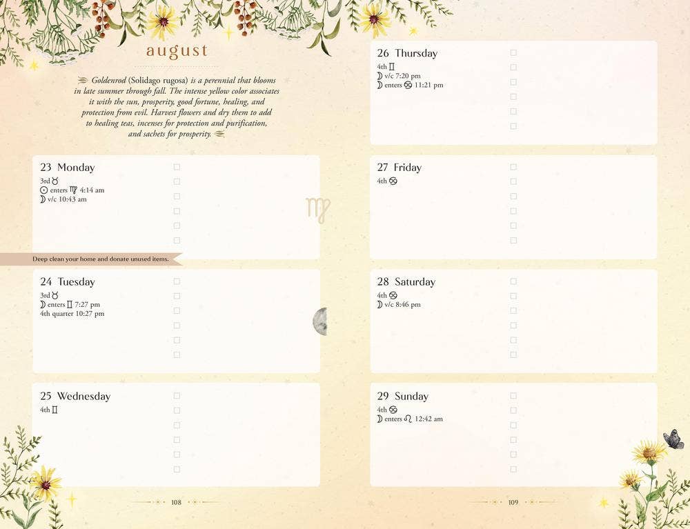 Llewellyn's 2027 Herbal Enchantment Planner