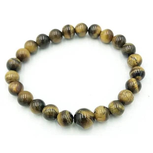 Tiger's Eye Beaded Bracelet | 8mm Wrist Mala
