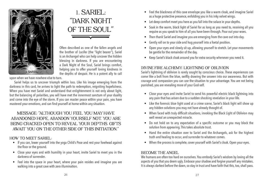 Archangel Fire Oracle by Alexandra Wenman - 40 Card Ascension & Healing Deck