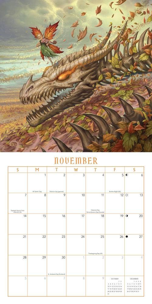 Llewellyn's 2027 Dragon Calendar