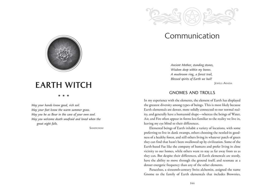 Path of Elemental Witchcraft by Salicrow - Working with Water, Earth, Air & Fire