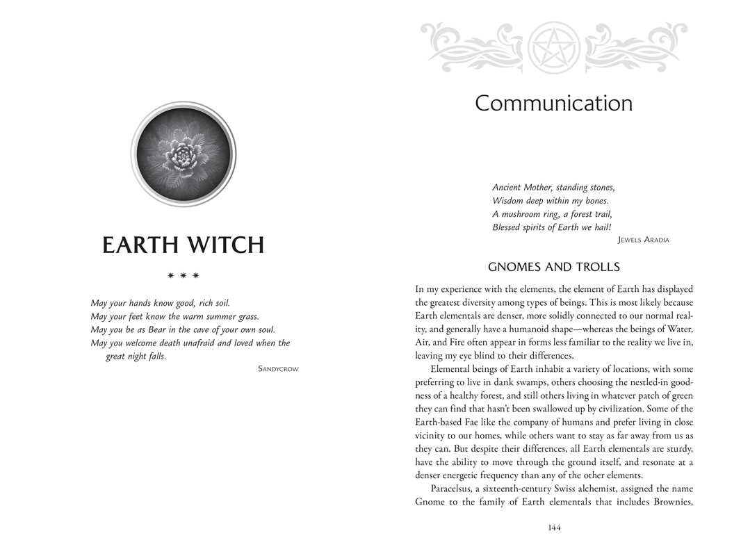 Path of Elemental Witchcraft by Salicrow - Working with Water, Earth, Air & Fire