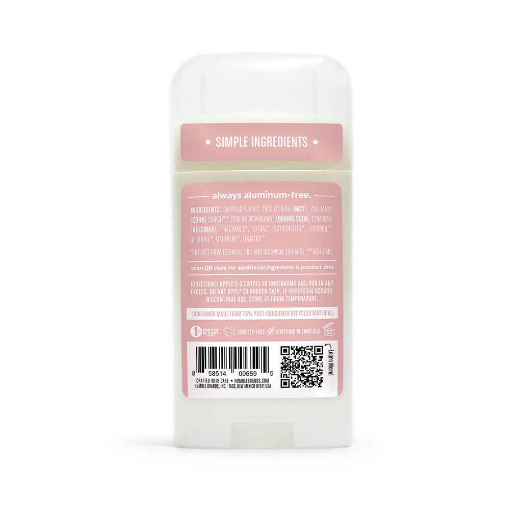 Moroccan Rose Natural Deodorant - Aluminum Free