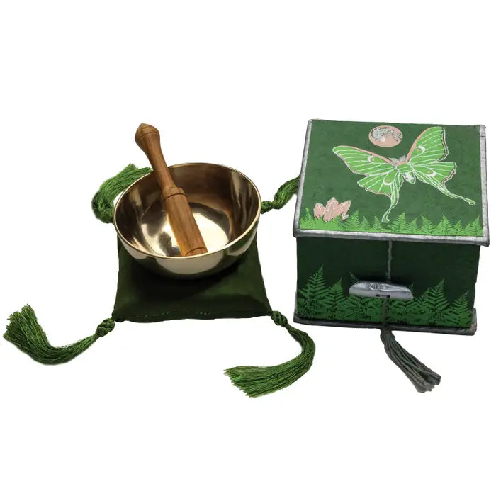 3.5" Luna Moth Meditation Bowl Box