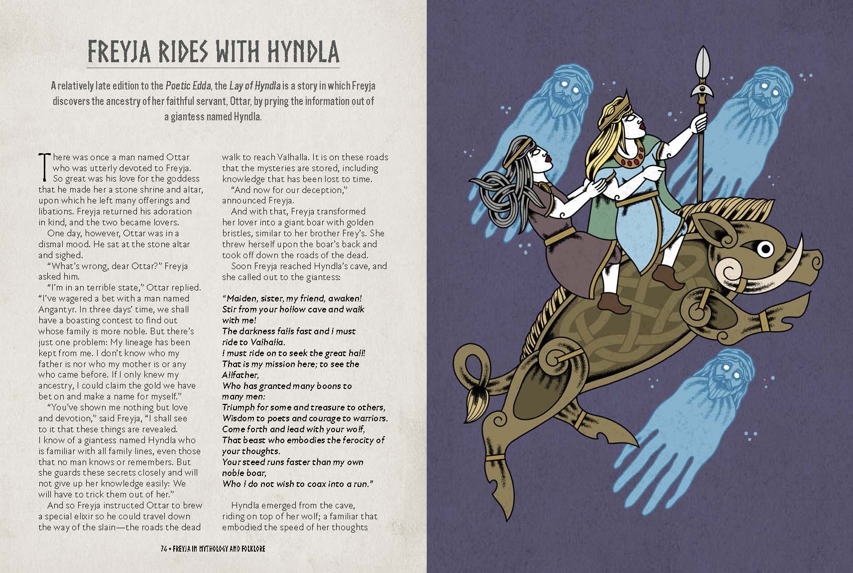Freyja: An Illustrated Guide to the Norse Goddess of Magic, Love & War