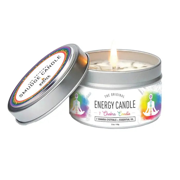 7 Chakras Smudge Tin Jar Candle