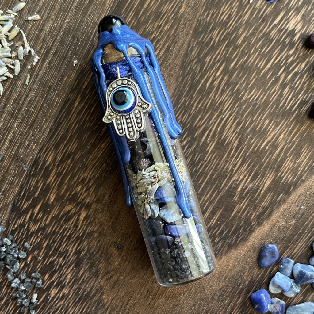 Evil Eye Protection Spell Jar, Nazar Spell Bottle