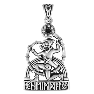 Sterling Heimdall Pendant