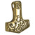 Bronze Petroglyth Hammer Pendant