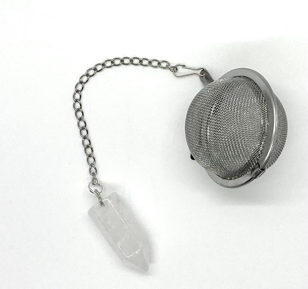 Quartz Crystal Tea Infuser by The Traveling Teapot