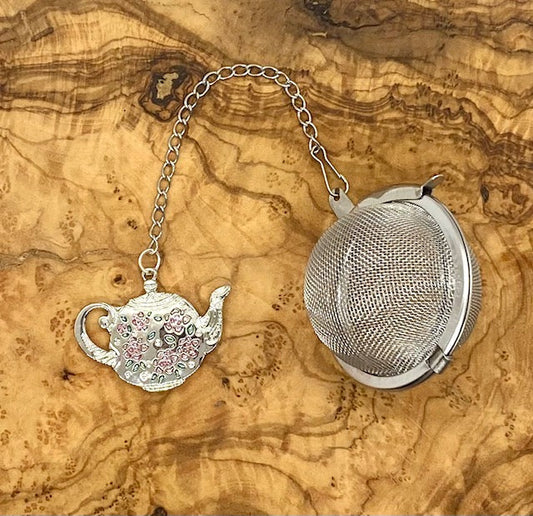 Pink Rose Teapot Tea Infuser by The Traveling Teapot