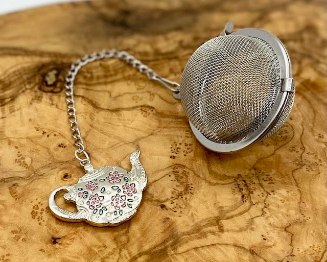 Pink Rose Teapot Tea Infuser by The Traveling Teapot