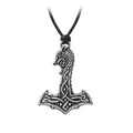 Drakkar Viking Longship Hammer Pendant – Fine English Pewter