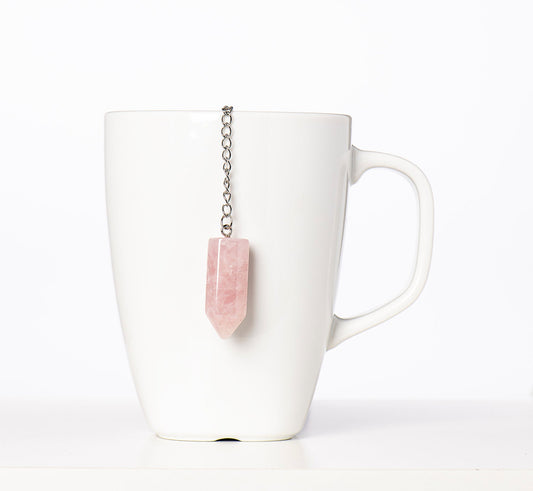 Rose Quartz Tea Infuser by The Traveling Teapot