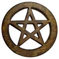 Altar Tile Wood Pentagram