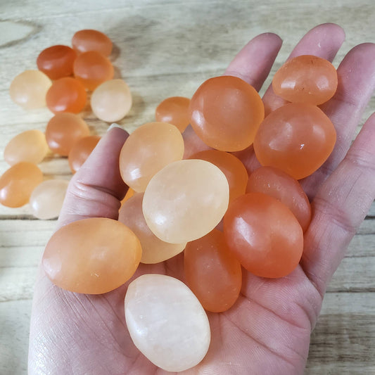Orange Selenite Tumbles