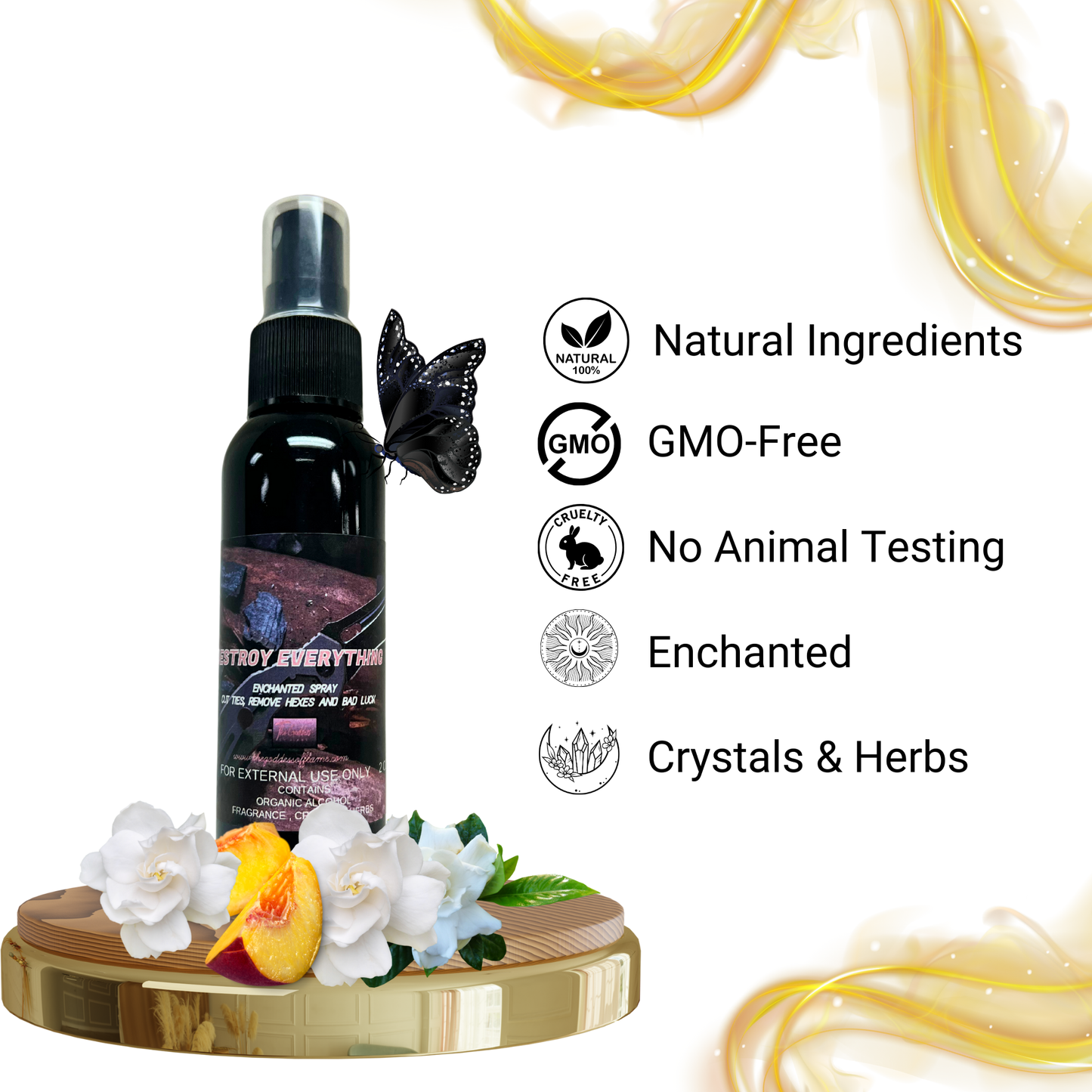 Destroy Everything Spray - Energy Cleanse, Remove Negativity