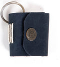 Miniature Leather Journal Keychain - Handmade Pocket Diary