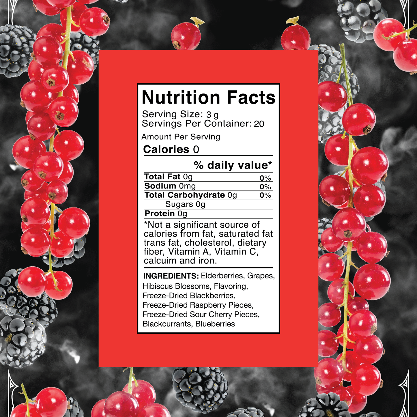 Blackberry & Cherry Currant - Fruit Herbal Blend