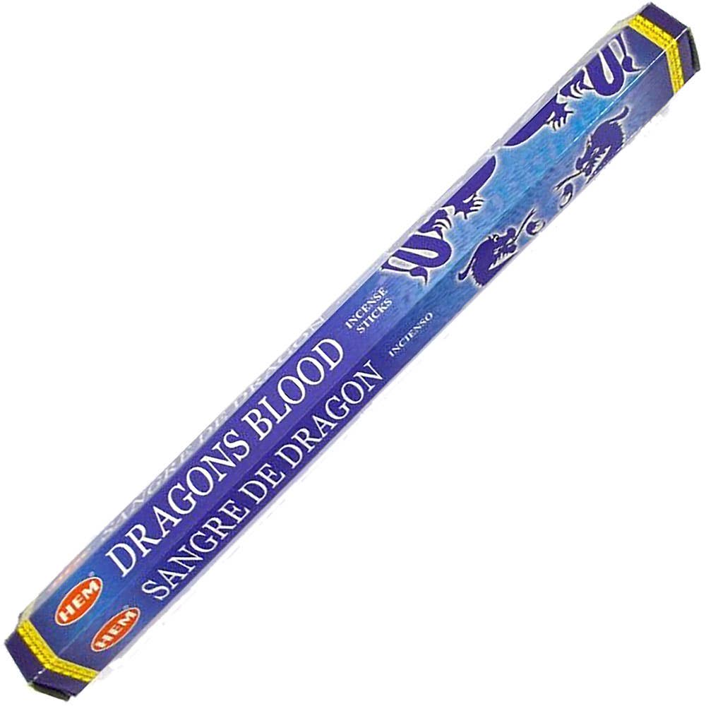 Hem Hexagonal Pack Incense 20 Gr Dragon's Blood Blue
