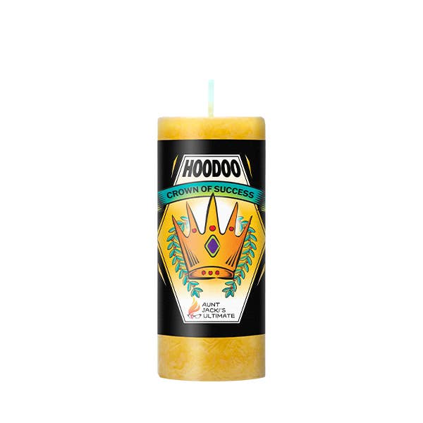 Aunt Jacki's Hoodoo Crown of Success Candle | Coventry Creations
