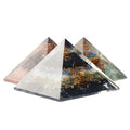 Orgone Pyramids Amazonite with 7 Chakras