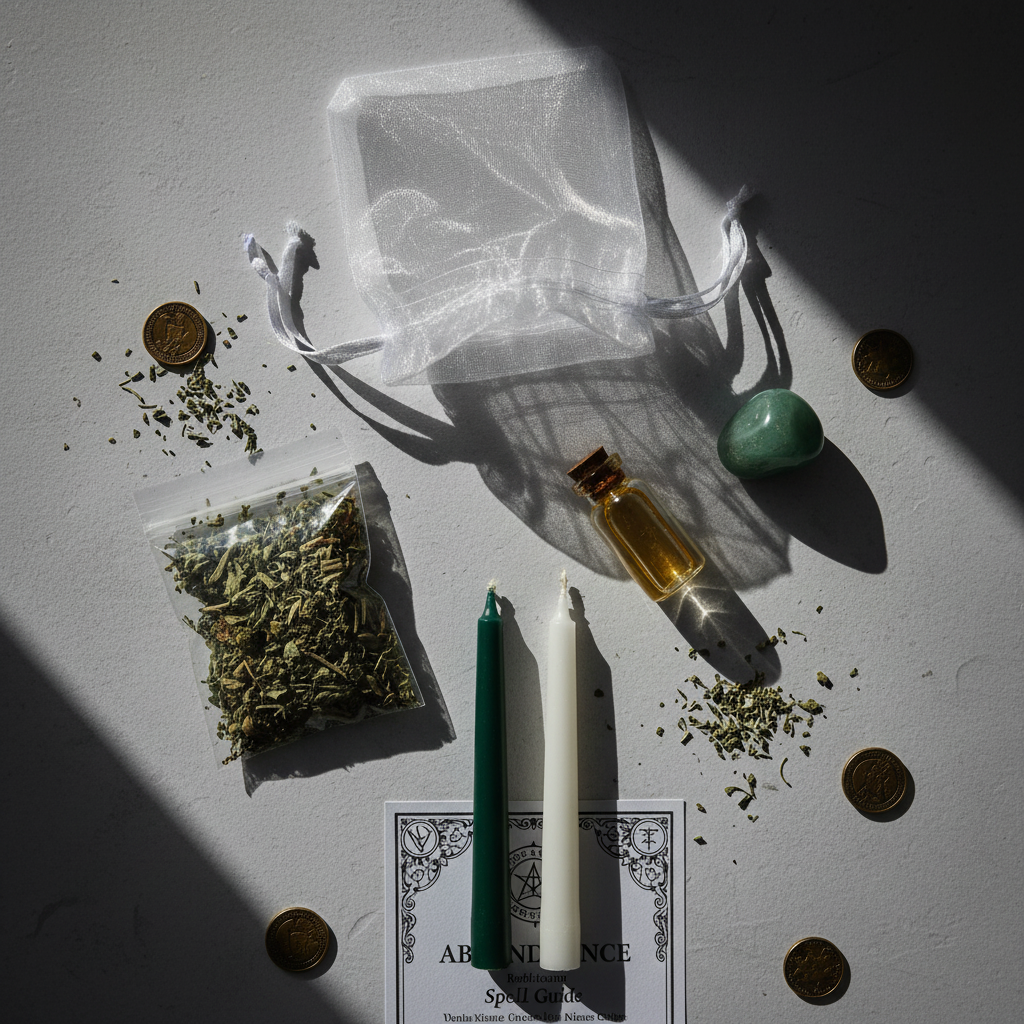 Abundance Ritual Kit Flat Lay