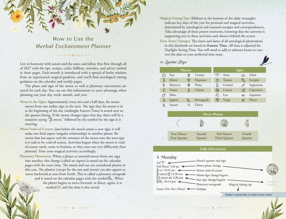 Llewellyn's 2027 Herbal Enchantment Planner